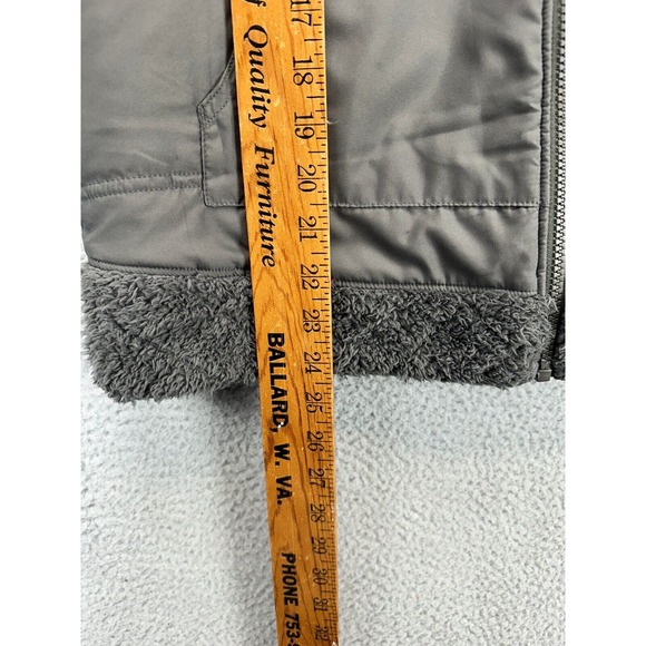 Patagonia Los Gatos Vest, Grey Reversible Full Zip Hoodie - MEDIUM - Picture 13 of 14